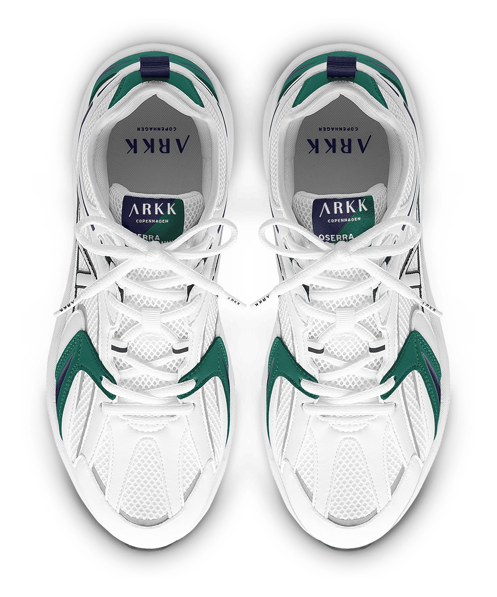 ARKK Collection Oserra Mesh S-SP | White Evergreen | Men Oserra